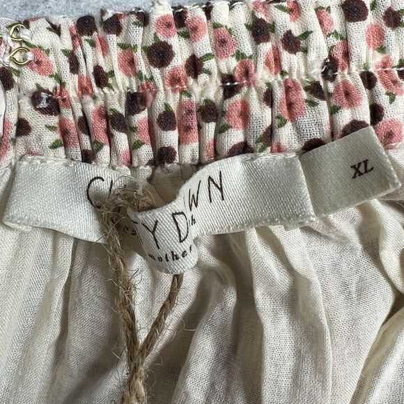 Christy Dawn Claire Dress Womens Size Large in Primrose Ditsy Cream Sleeveless - Picture 9 of 13